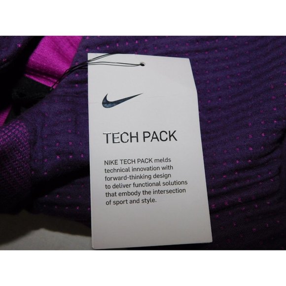 Nike Purple City Ready Tech Pack Fleece Full-Zip hooded Jacket XXL New w Tag - Picture 6 of 16